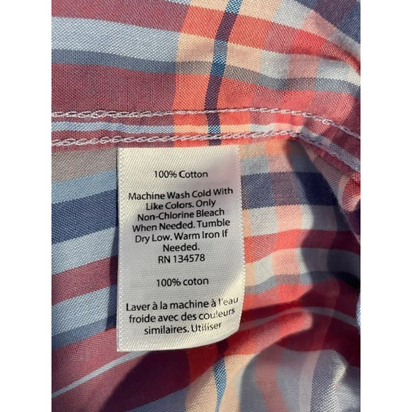 Vineyard Vines Men XL Slim Fit Murray 100% Cotton Plaid - Picture 5 of 5